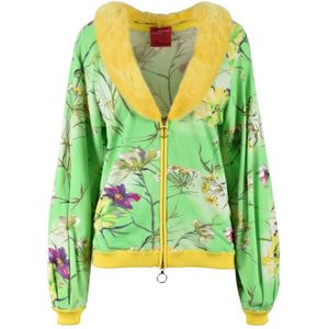 Blumarine, Dames, Truien, Groen, Maat: L Zijde,