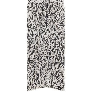 Patrizia Pepe, Dames, Rokken, Zwart, Maat: S Poliester,