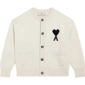 Ami Paris, Heren, Truien, Wit, Maat: L Wol,