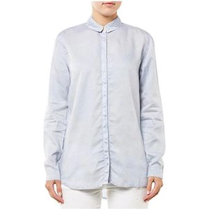 Tommy Hilfiger, Dames, Blouses & Shirts, Blauw, Maat: XS Synthetisch,