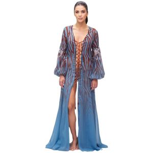 F**k, Dames, Jurken, Veelkleurig, Maat: S