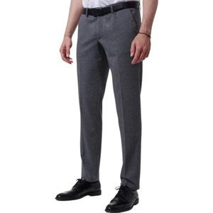Zuitable, Heren, Broeken, Grijs, Maat: S Leer,