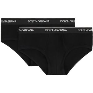 Dolce & Gabbana, Heren, Ondergoed, Zwart, Maat: M Katoen,