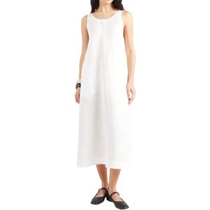 Max Mara, Dames, Jurken, Wit, Maat: L Linnen,