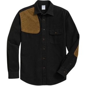 Brooks Brothers, Heren, Overhemden, Zwart, Maat: L Corduroy,