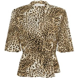 Gestuz, Dames, Blouses & Shirts, Veelkleurig, Maat: XL Viscose,