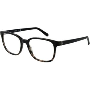 Guess - Zwarte Vierkante Acetaat Optische Frames - Heren