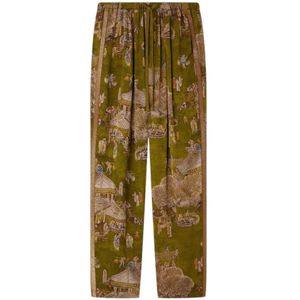 Mes Demoiselles, Dames, Broeken, Veelkleurig, Maat: M Viscose,