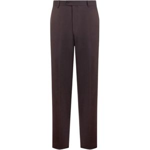 Brooks Brothers, Heren, Broeken, Paars, Maat: W34 Wol,