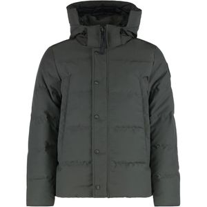 Canada Goose, Heren, Jassen, Groen, Maat: S Katoen,
