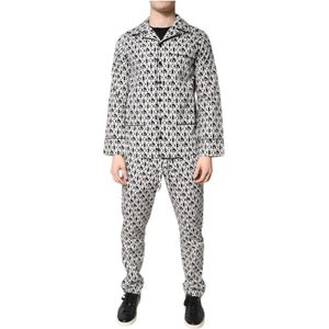 Dolce & Gabbana, Heren, Nachtkleding & Lounge, Wit, Maat: XS Katoen,