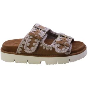 Mou, Dames, Schoenen, Bruin, Maat: 36 EU Suède,