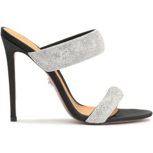 Kazar - Heeled Mules - Veelkleurig - Textiel - Glanzende Bandjes