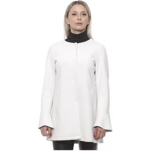 19v69 Italia, Dames, Jassen, Wit, Maat: M Leer,