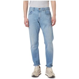 Eleventy, Heren, Jeans, Blauw, Maat: W29 Katoen,