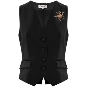 Kocca, Dames, Jassen, Zwart, Maat: M