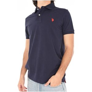 U.s. Polo Assn., Heren, Tops, Blauw, Maat: L Katoen,
