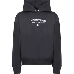 The Salvages, Heren, Sweatshirts & Hoodies, Zwart, Maat: L