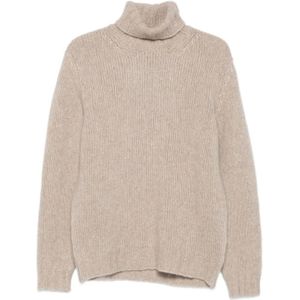 Fedeli, Heren, Truien, Beige, Maat: L Kasjmier,