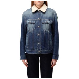 Dolce & Gabbana, Dames, Jassen, Blauw, Maat: XS Denim,