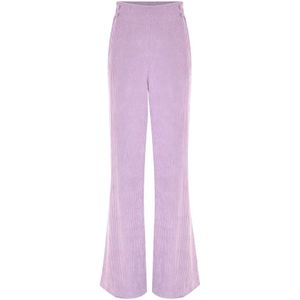 Kocca, Dames, Broeken, Roze, Maat: XL Corduroy,