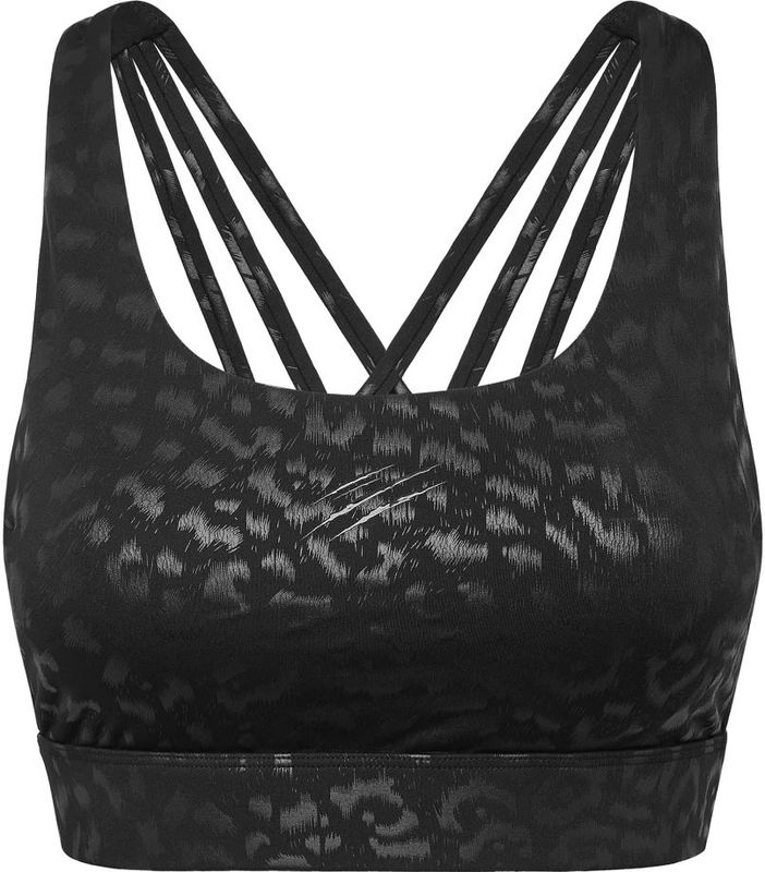 Plein Sport - Sports Bra Leopard - Zwart - Polyamide