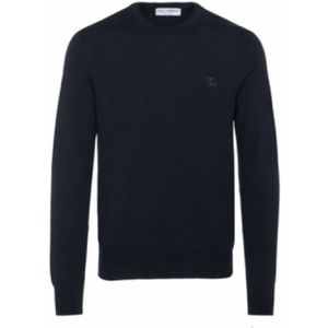 Dolce & Gabbana, Heren, Truien, Zwart, Maat: M Katoen,