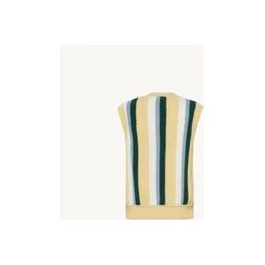 Autry Kleurrijke Katoenen Gebreide Vest , Multicolor , Heren , Maat: M