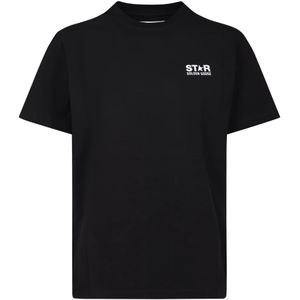 Golden Goose, Dames, Tops, Zwart, Maat: M Katoen,