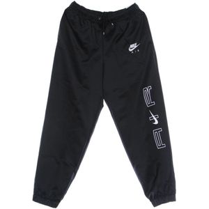 Nike, Dames, Broeken, Zwart, Maat: L Zijde,