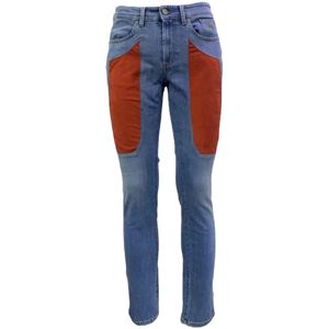 Jeckerson, Heren, Jeans, Blauw, Maat: W35 Katoen,