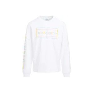 Casablanca Witte T-shirts Polos Aw24 , White , Heren , Maat: L