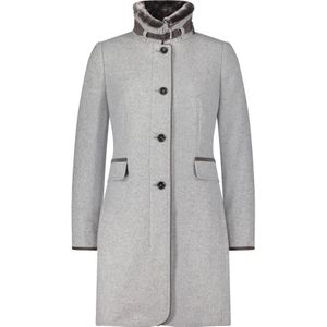 Gil Bret, Dames, Mantels, Grijs, Maat: M Wol,