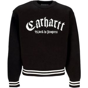 Carhartt Wip, Heren, Truien, Zwart, Maat: XL Wol,