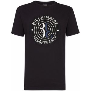 Billionaire, Heren, Tops, Zwart, Maat: XS Katoen,