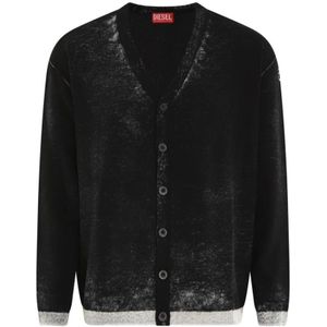 Diesel, Heren, Truien, Zwart, Maat: L