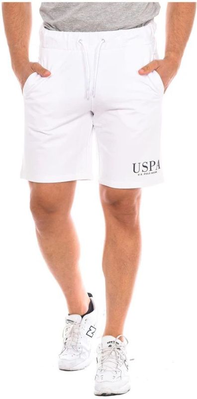 U.s. Polo Assn. - Korte Broeken - Wit - Sportieve Katoenen Bermuda Shorts