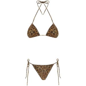 Saint Barth, Dames, Badkleding, Bruin, Maat: M