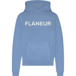 Flâneur, Heren, Sweatshirts & Hoodies, Blauw, Maat: S