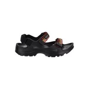 Lanvin Platte sandalen voor mannen , Black , Heren , Maat: 43 EU