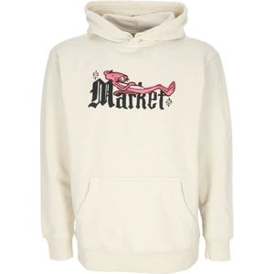 Market, Heren, Sweatshirts & Hoodies, Beige, Maat: S Katoen,