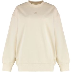 Maison Kitsuné, Dames, Sweatshirts & Hoodies, Beige, Maat: XS Katoen,