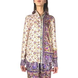 Pierre-Louis Mascia, Dames, Blouses & Shirts, Veelkleurig, Maat: L Zijde,