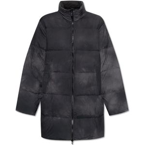 Diesel, Heren, Jassen, Grijs, Maat: XS Nylon,