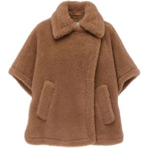Max Mara, Dames, Jassen, Bruin, Maat: S/M