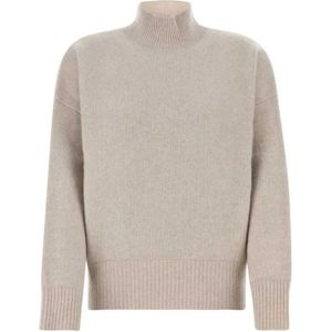 Le Kasha, Dames, Truien, Beige, Maat: ONE Size Kasjmier,