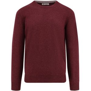 Brunello Cucinelli, Heren, Truien, Paars, Maat: M Kasjmier,