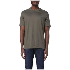 Emporio Armani, Heren, Tops, Grijs, Maat: XS