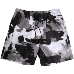 Dolce & Gabbana, Heren, Badkleding, Zwart, Maat: M Poliester,