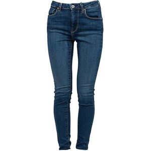 Pepe Jeans - Jeans - Blauw - Slim-fit - Hoge Taille
